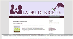 Desktop Screenshot of ladridiricette.it